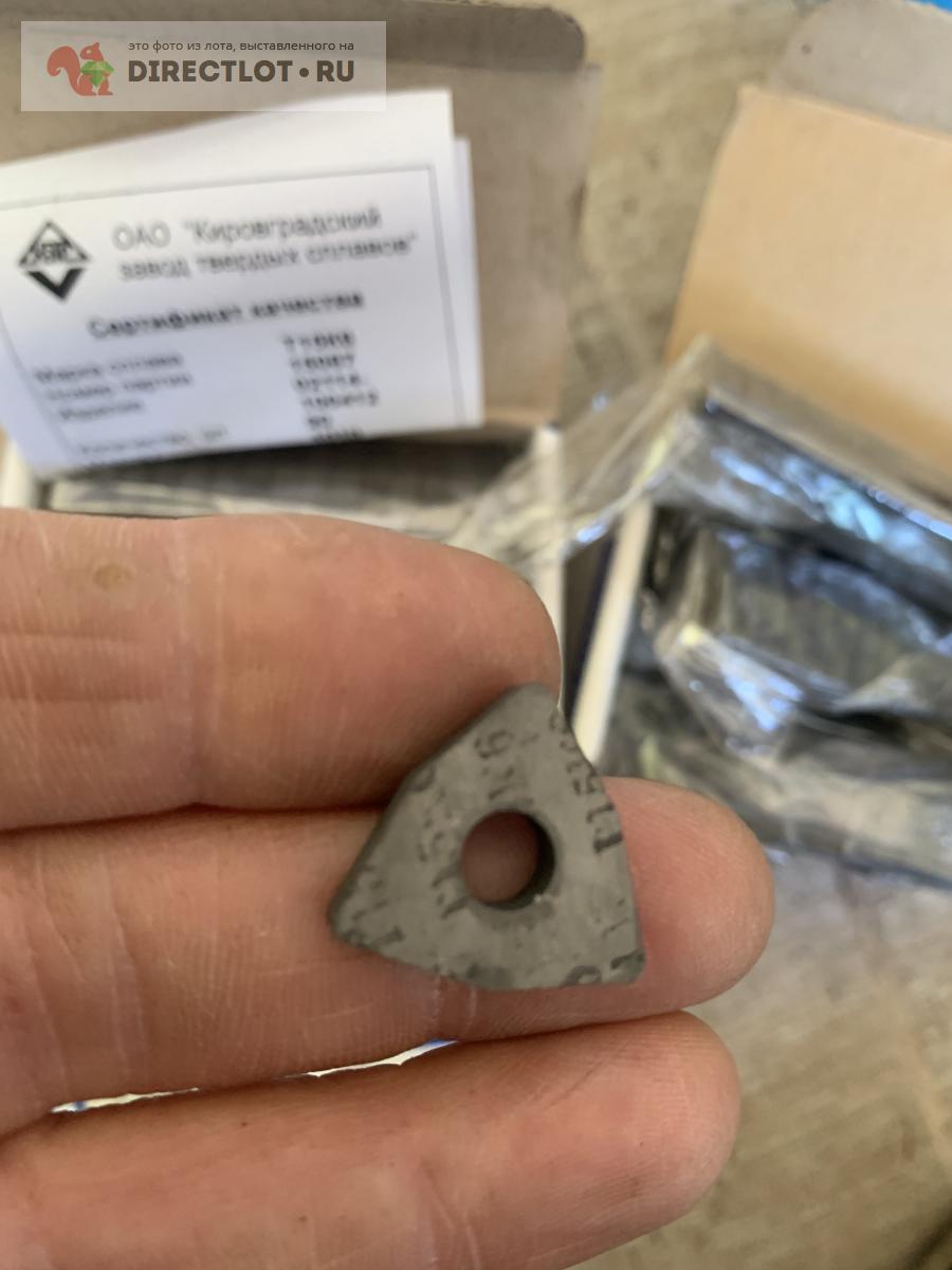 Пластина твердосплавная WNUM 02114-100412 Т15К6 ломаный треугольник ...