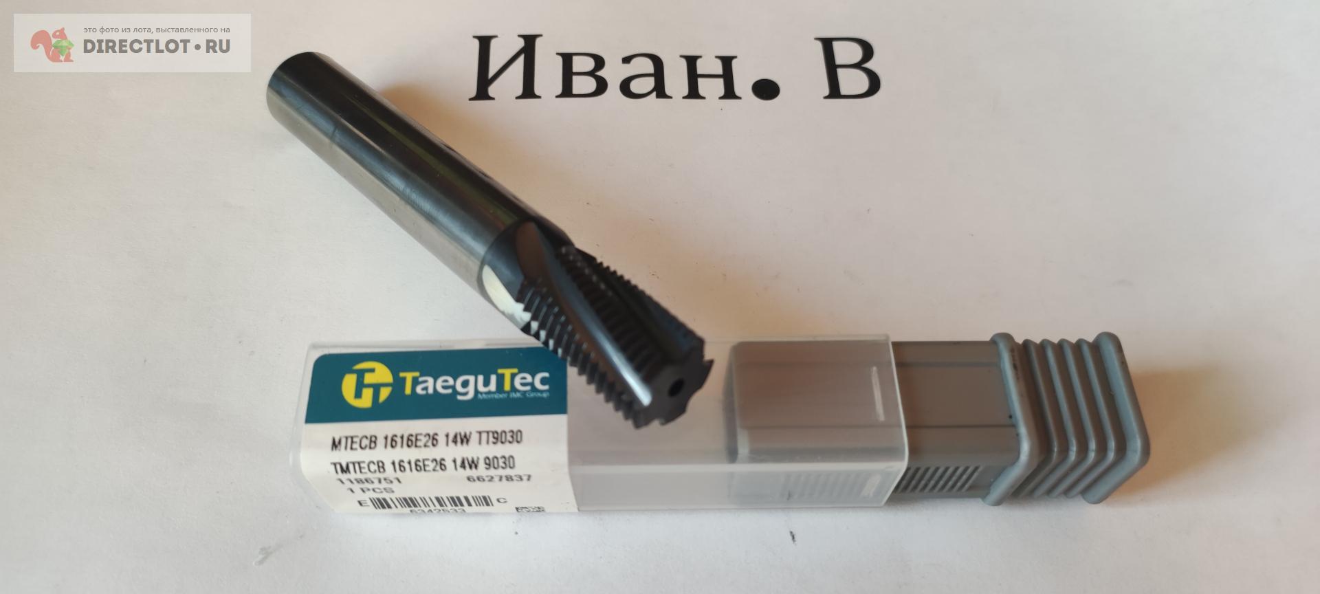 Резьбофреза дюймовая 14 ниток на дюйм с отверстием сож MTECB 1616E26 ...