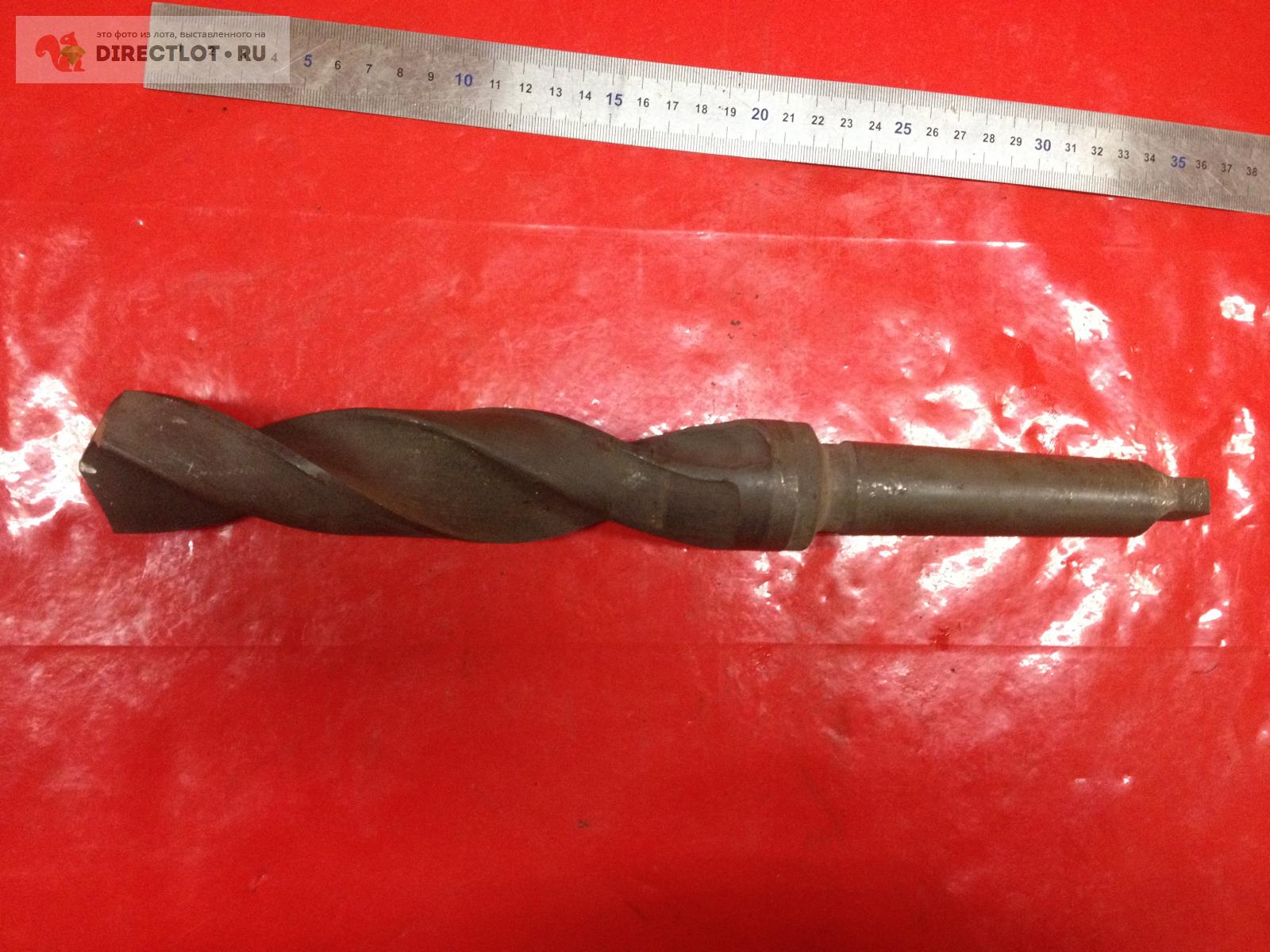 Сверло новое с хранения d43,5 Р6М5 (210х359) КМ4 СССР ТиЗ купить в ...