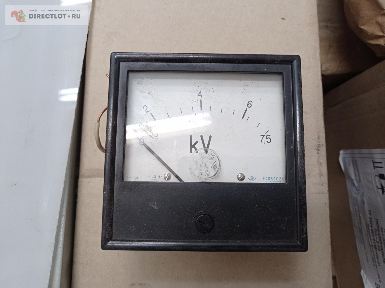 Киловольтметр Ц42702 КВ 7,5 КТР 6000/100 1,5 В купить в Кирове цена 800 ...