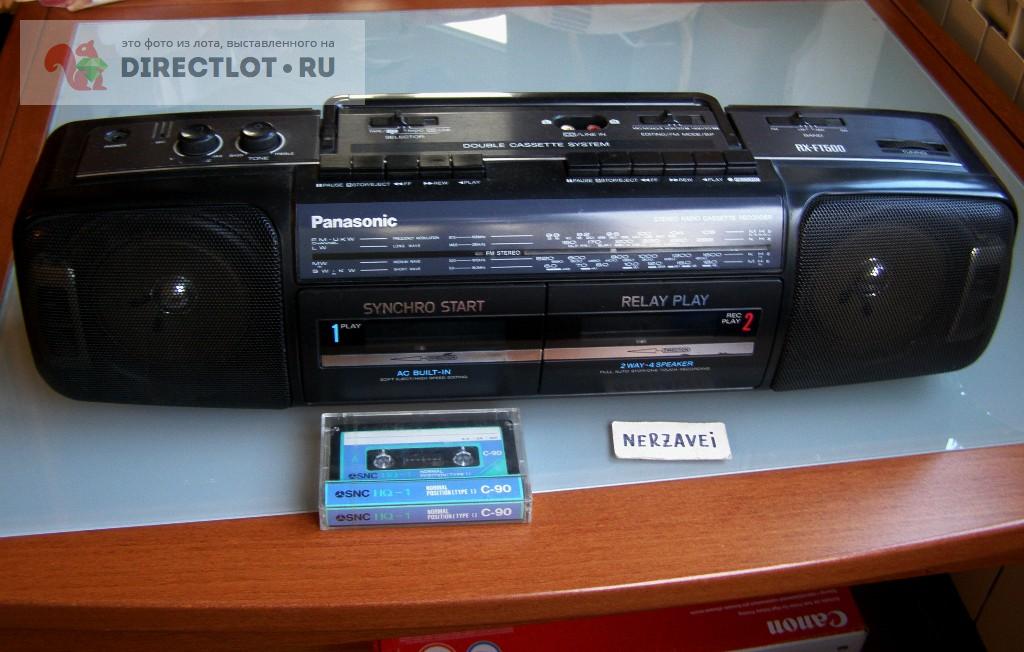 Двухкассетный стереомагнитофон с приемником Panasonic RX-TF500 времён ...